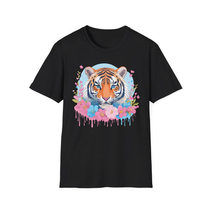 Tiger Shirt Unisex Softstyle T Shirt Gildan 64000 Animal Tee