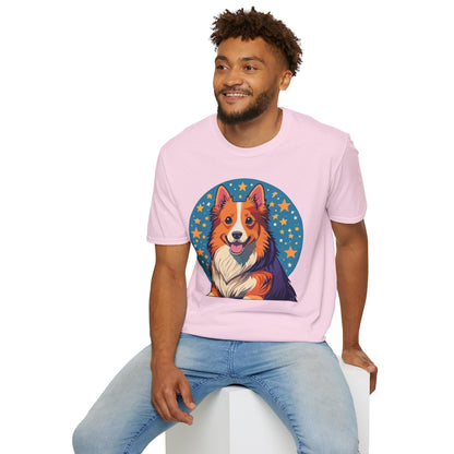 Unisex Dog Shirt Animal Print Tee Gildan Softstyle 64000 Tee