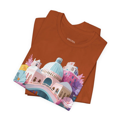 Natural Cotton Tee Shirt - Beautiful Places Collection - Venice Printify