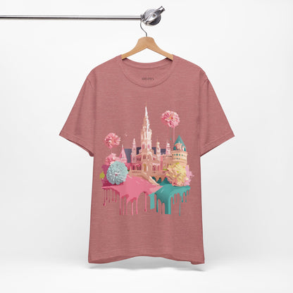 Natural Cotton Tee Shirt - Beautiful Places Collection - Vienna Printify