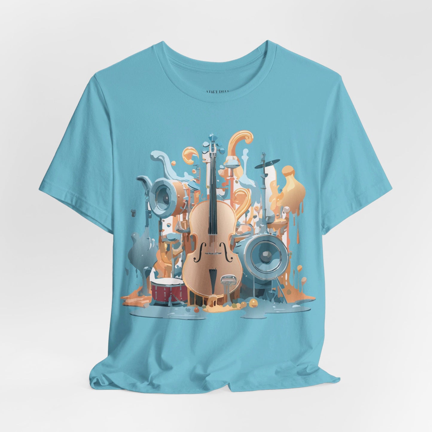 T-Shirt aus natürlicher Baumwolle – Musikkollektion