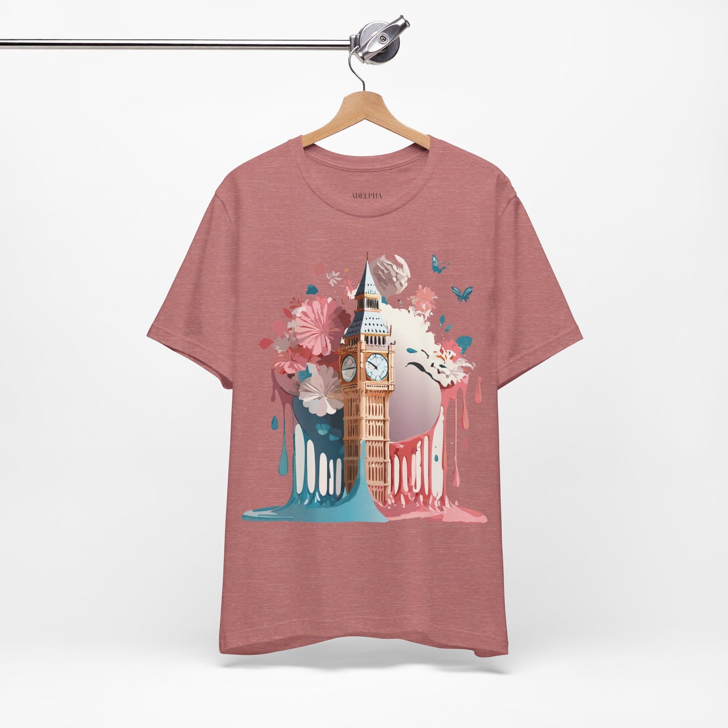 Natural Cotton Tee Shirt - Beautiful Places Collection - London