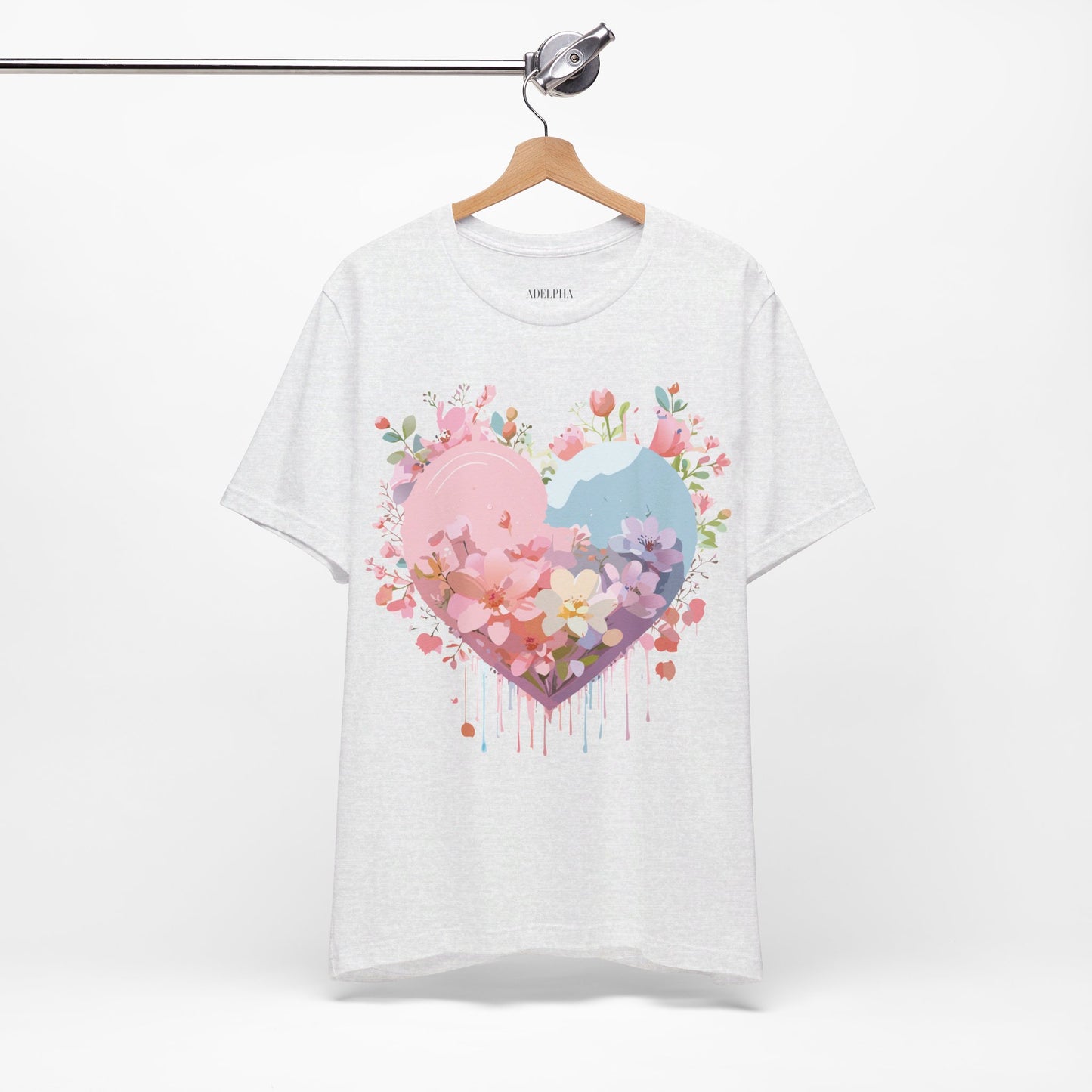 Natural Cotton Tee Shirt - Love story Collection