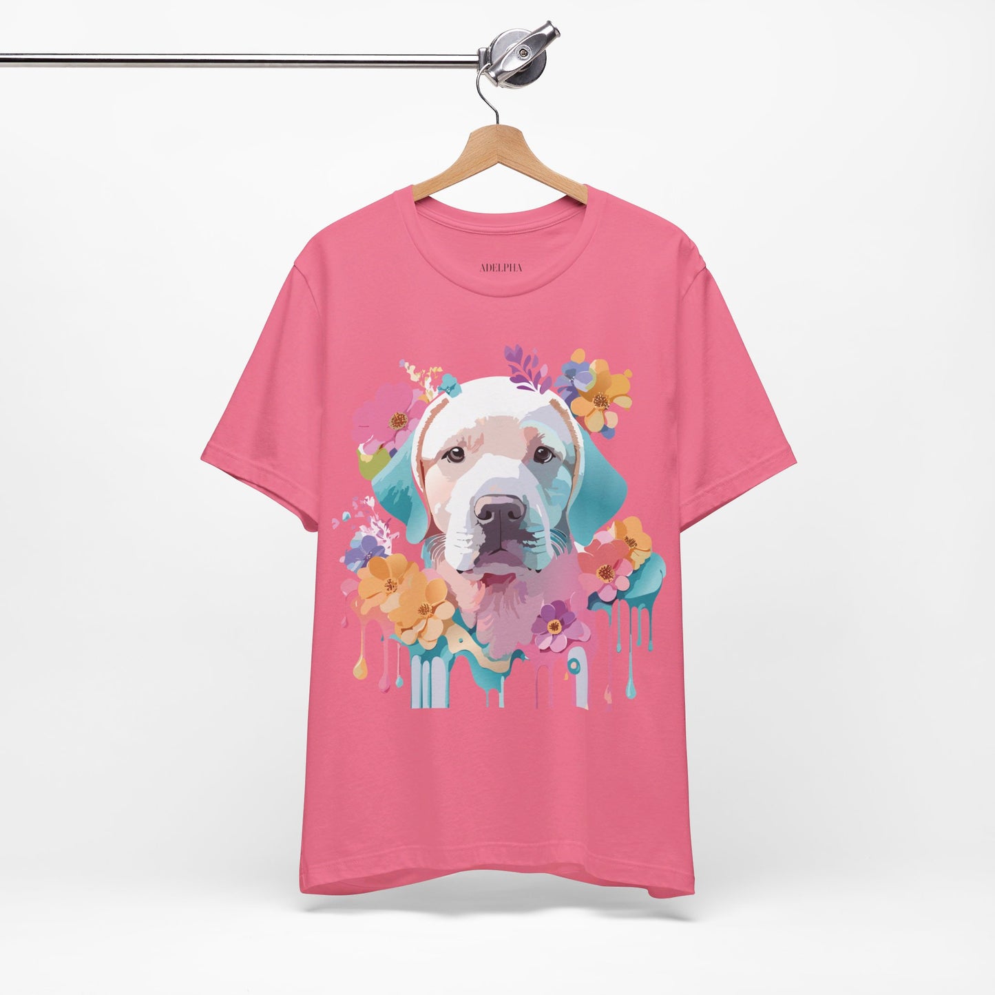 T-shirt en coton naturel avec chien