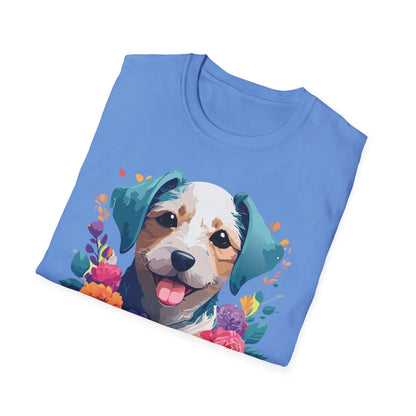 Dog Shirt Unisex Animal Tee Softstyle 64000 Gildan RingSpun Cotton