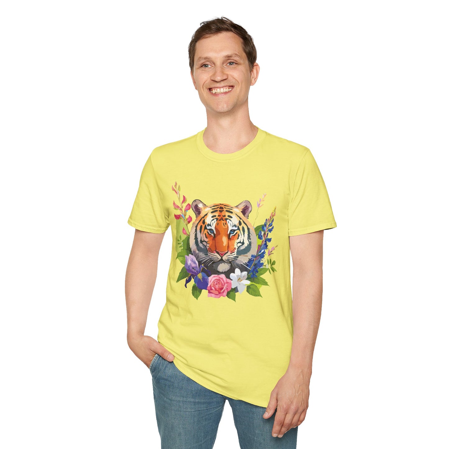Tiger Shirt, Shirt with Tiger, Animal Tee, Shirt with Animals