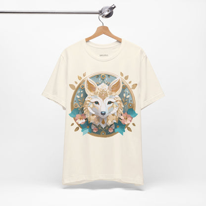 Natural Cotton Tee Shirt - Medallion Collection Printify
