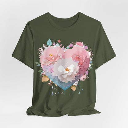 Natural Cotton Tee Shirt - Love Story Collection Printify