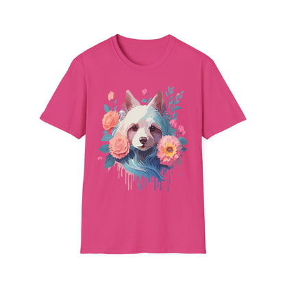 Dog Shirt Unisex Softstyle Cotton Tee Gildan 64000 With Animal Designs