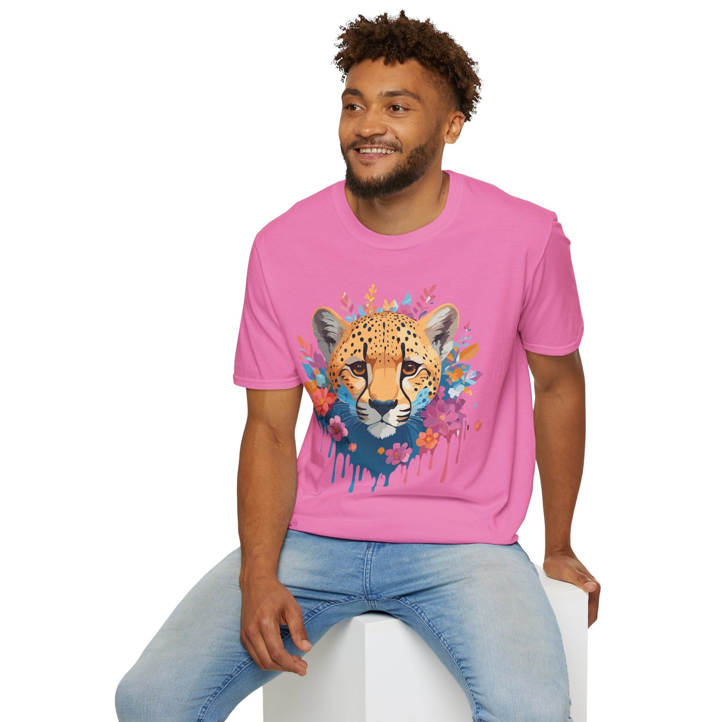 Cheetah Shirt, Shirt with Cheetah, Cheetah Tee, Shirt with Animals
