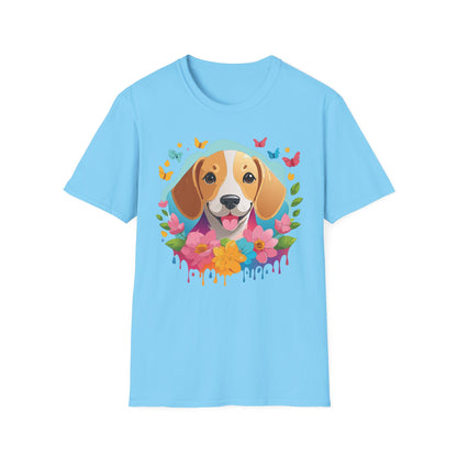 Dog Shirt Unisex Animal Tee Softstyle Cotton Comfort Everyday Wear