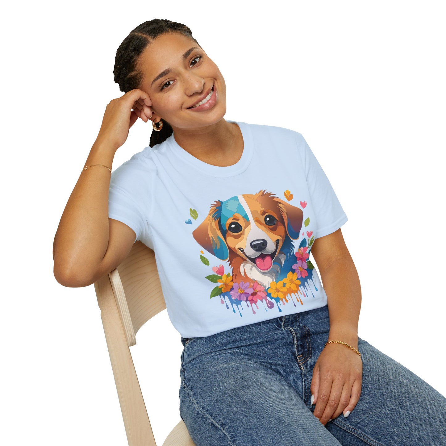 Dog Shirt, Shirt with Dog, Animal Tee, Shirt with Animals