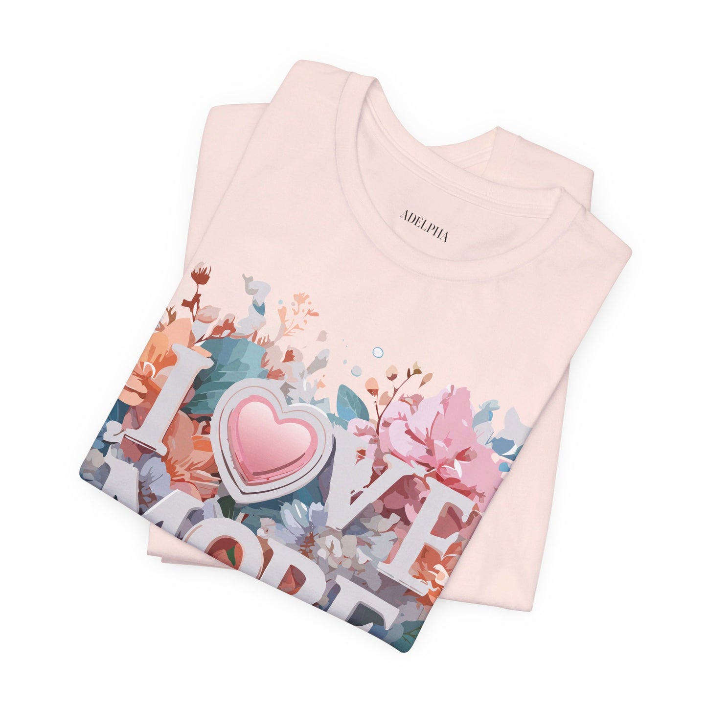 Natural Cotton Tee Shirt - Love story Collection