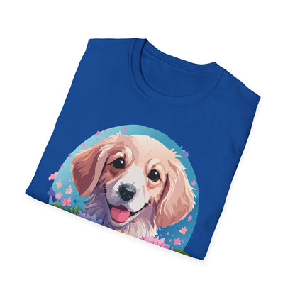 Unisex Dog Shirt Animal Tee Gildan Softstyle 64000 100 Percent Cotton
