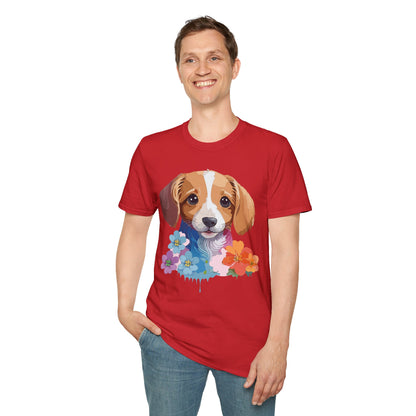 Unisex Dog Shirt Animal Graphic Tee Soft Cotton Gildan 64000