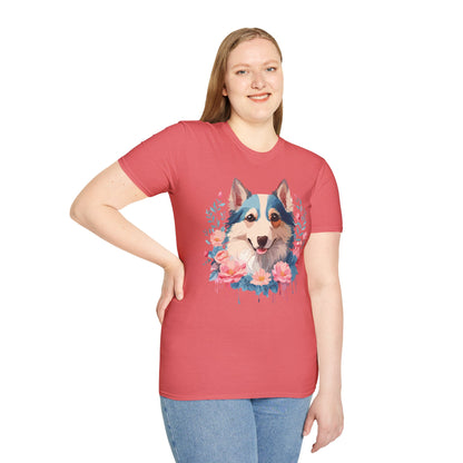 Dog Shirt Unisex Animal Tee Softstyle Cotton Lightweight Breathable