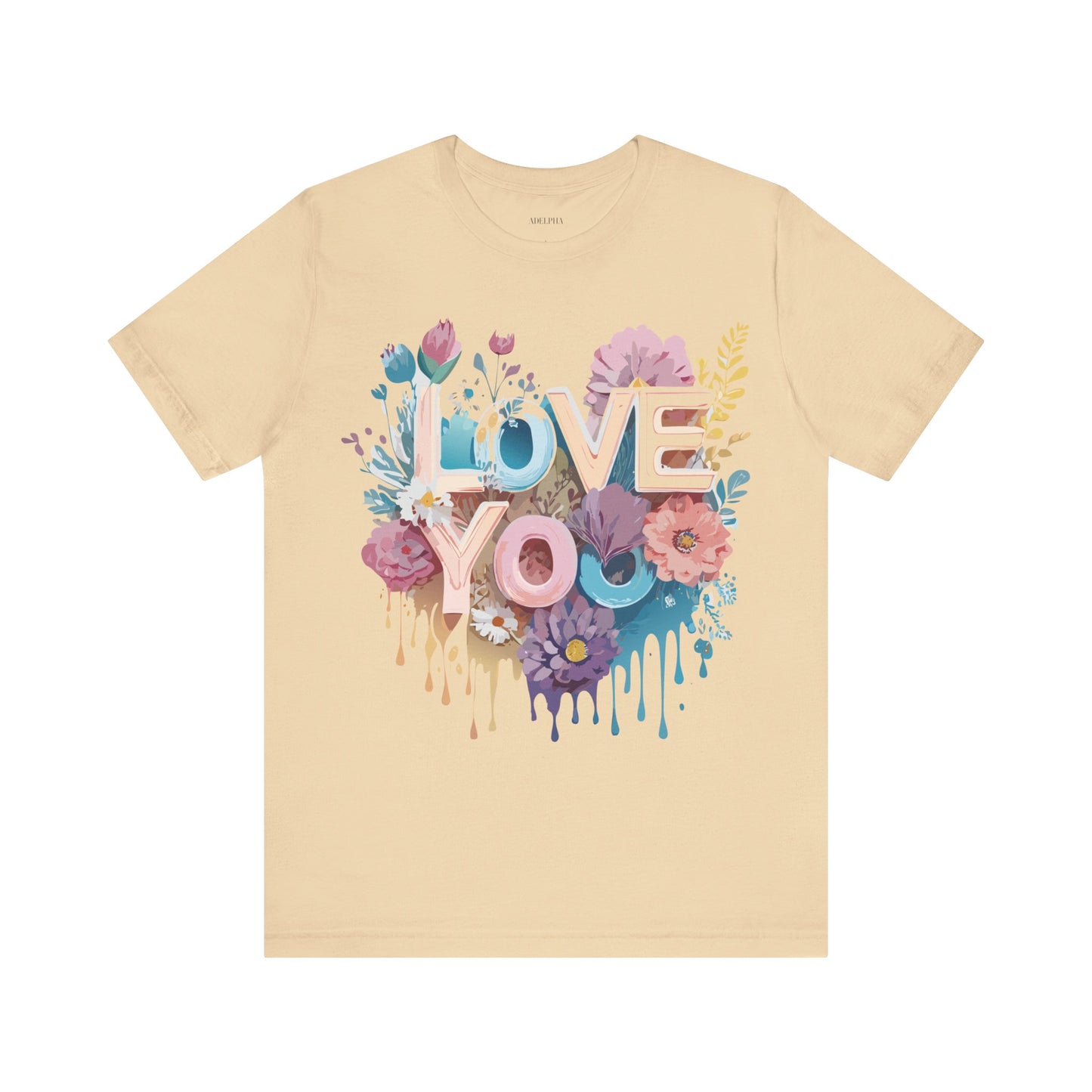 Natural Cotton Tee Shirt - Love story Collection