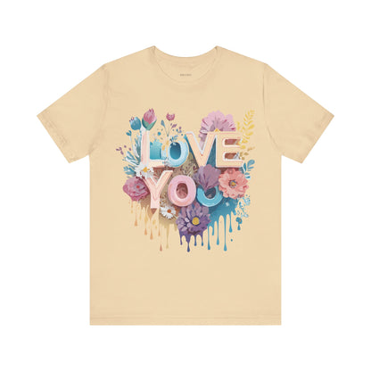 Natural Cotton Tee Shirt - Love story Collection Printify