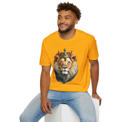 Lion Shirt Unisex Softstyle Tee Gildan 64000 100 Percent Ring Spun Cotton