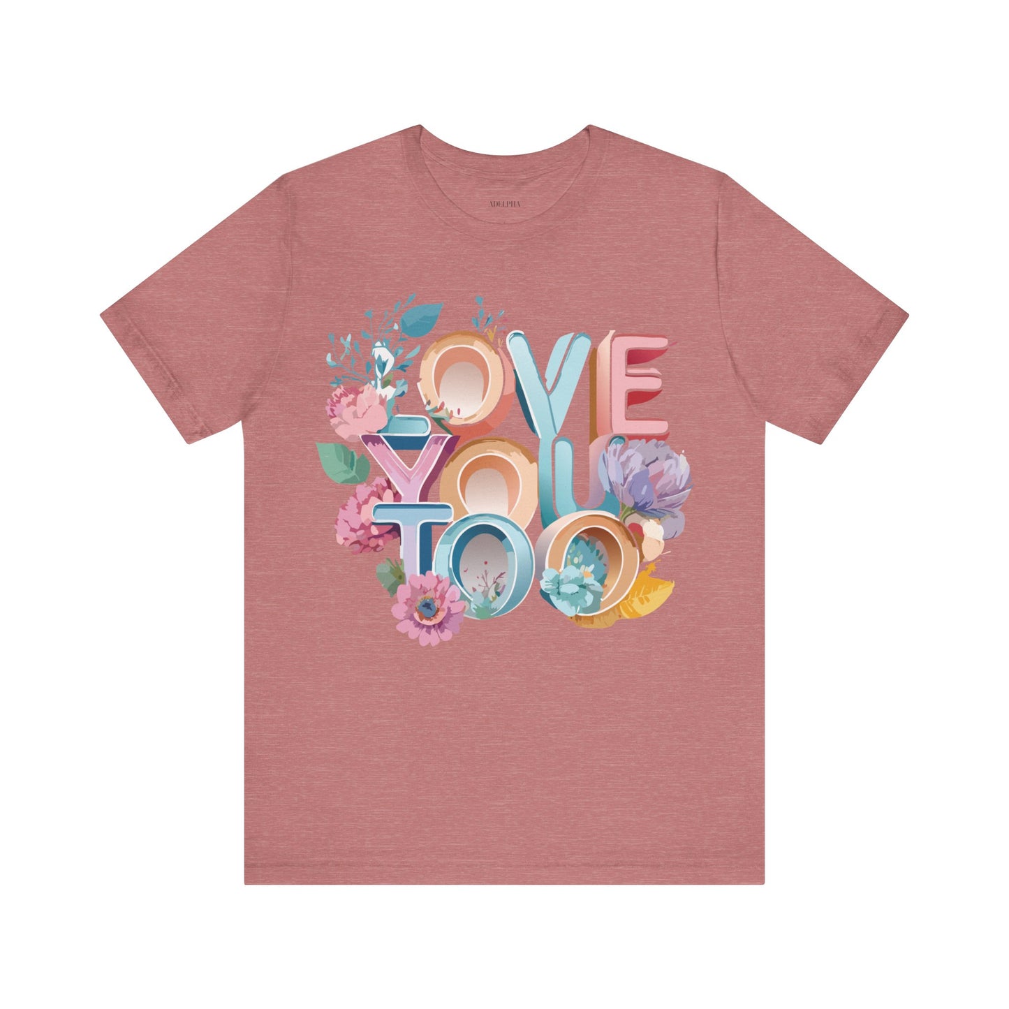 T-Shirt aus natürlicher Baumwolle – Love Story-Kollektion