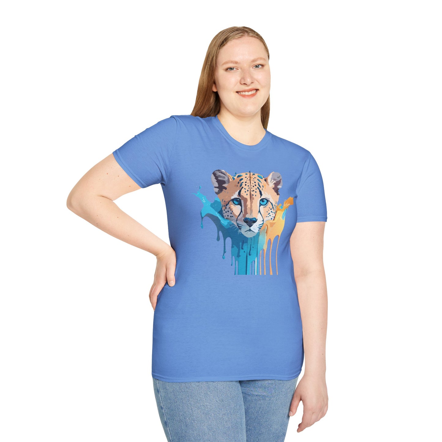 Cheetah Shirt, Shirt with Cheetah, Cheetah Tee, Shirt with Animals