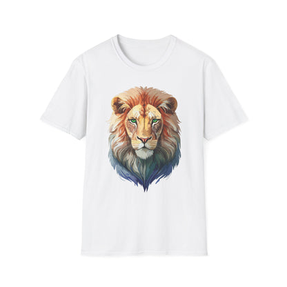 Lion Shirt Unisex Animal Tee Gildan Softstyle 64000 Cotton Tee