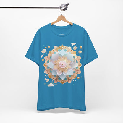 Natural Cotton Tee Shirt - Medallion Collection Printify