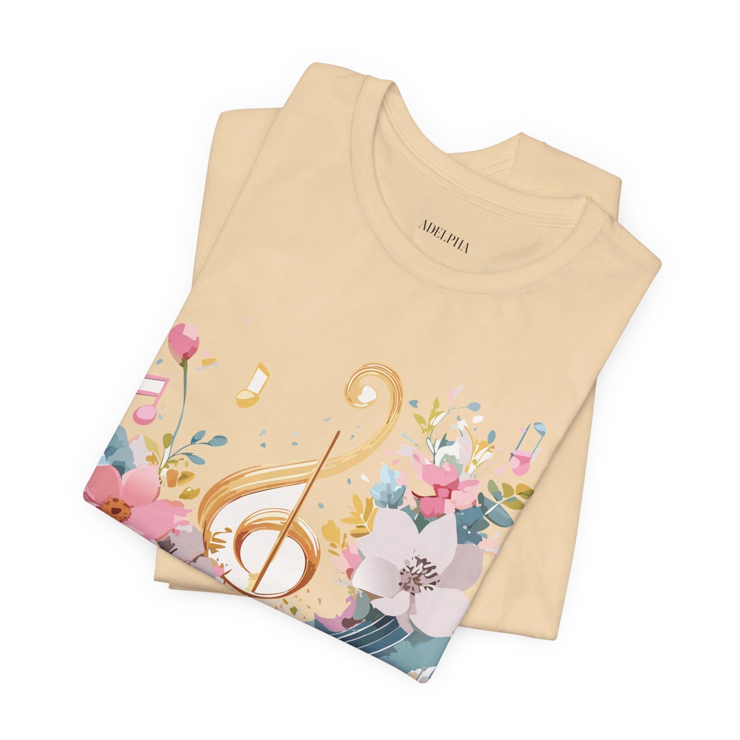 T-shirt en coton naturel - Collection Musique