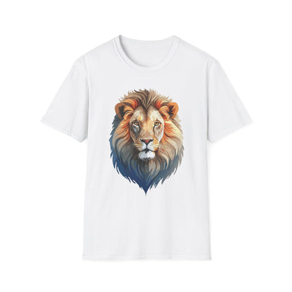 Gildan Lion Graphic Short Sleeve Softstyle Tee 100 Percent Cotton
