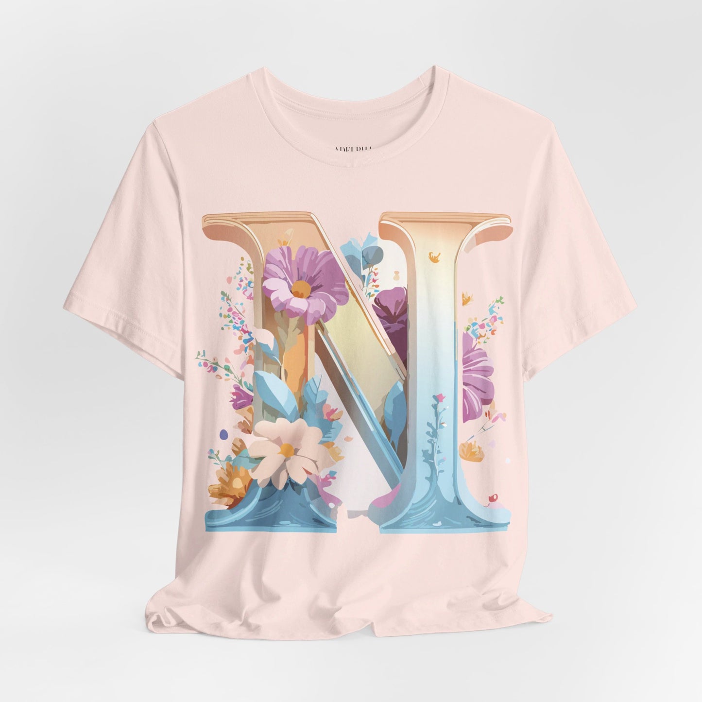 T-shirt en coton naturel - Collection Lettres - N