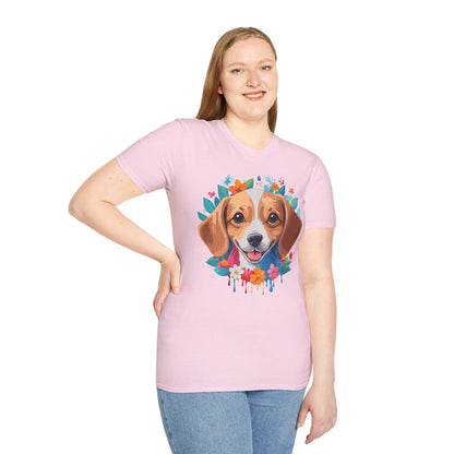 Unisex Dog Shirt Animal Tee Gildan Softstyle 64000 Cotton Tee
