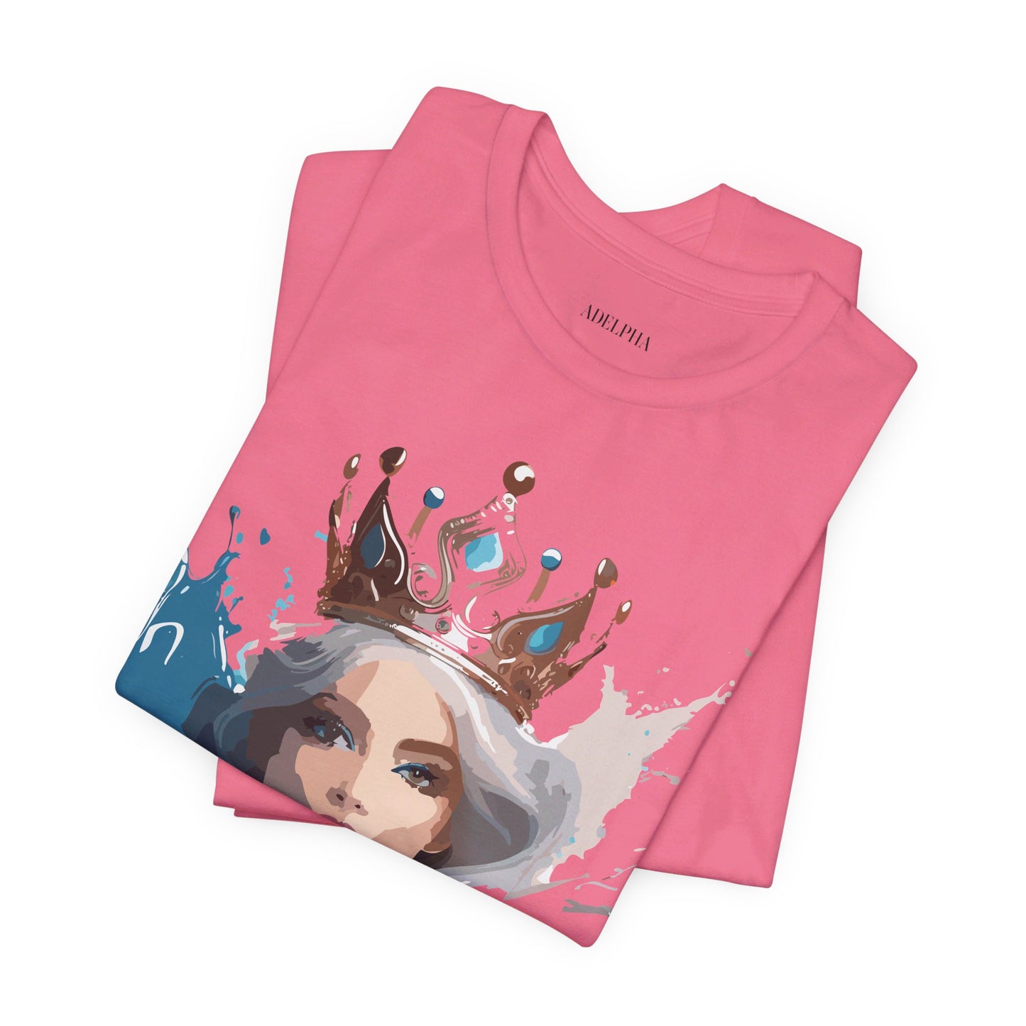 T-Shirt aus natürlicher Baumwolle – Queen Collection