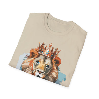Lion Shirt Unisex Animal Tee Gildan Softstyle 64000 100 Percent Ring Spun Cotton