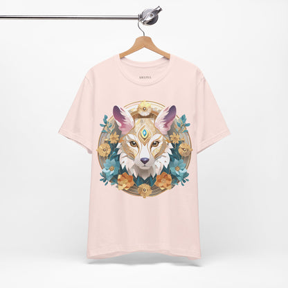 Natural Cotton Tee Shirt - Medallion Collection Printify