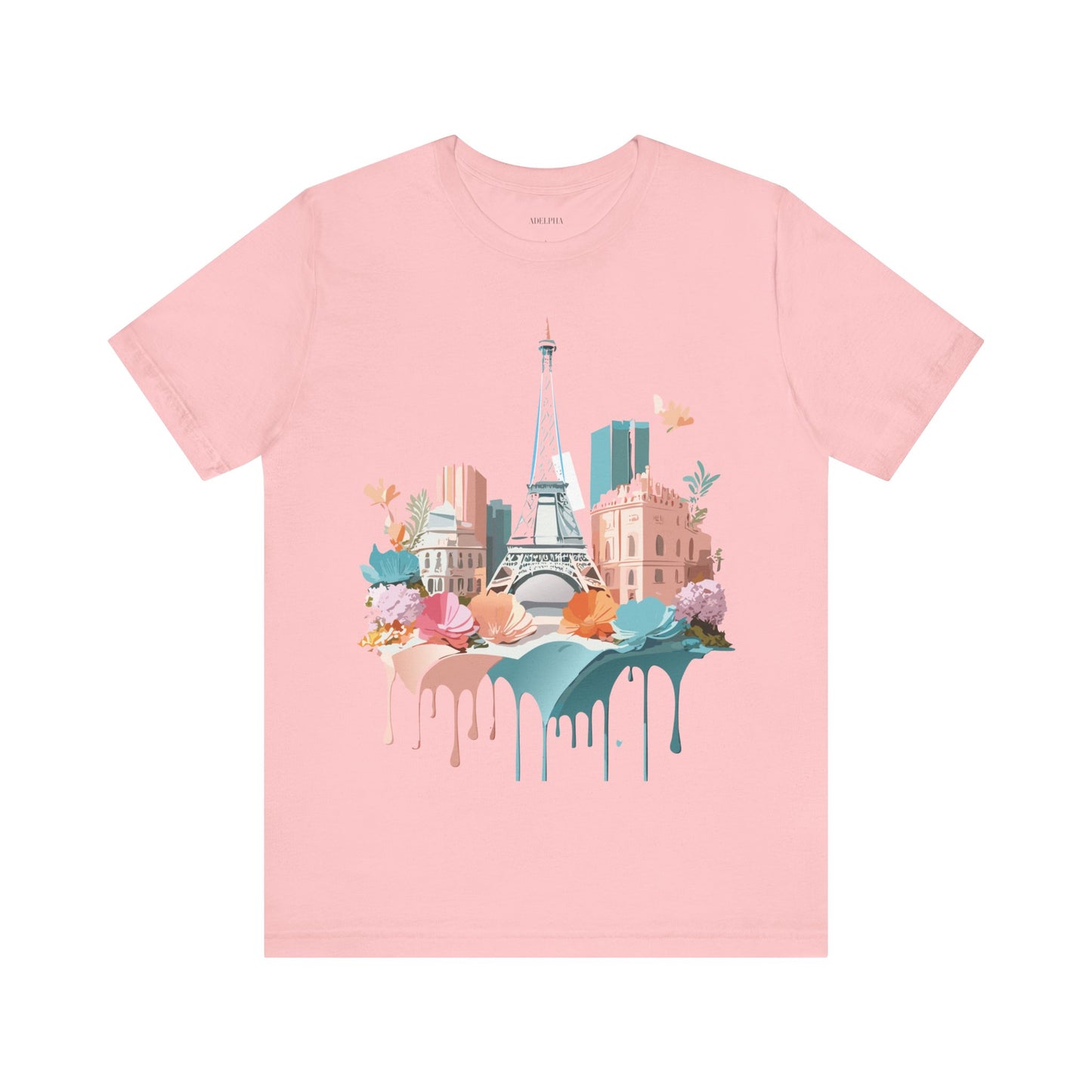 Natural Cotton Tee Shirt - Beautiful Places Collection - Paris