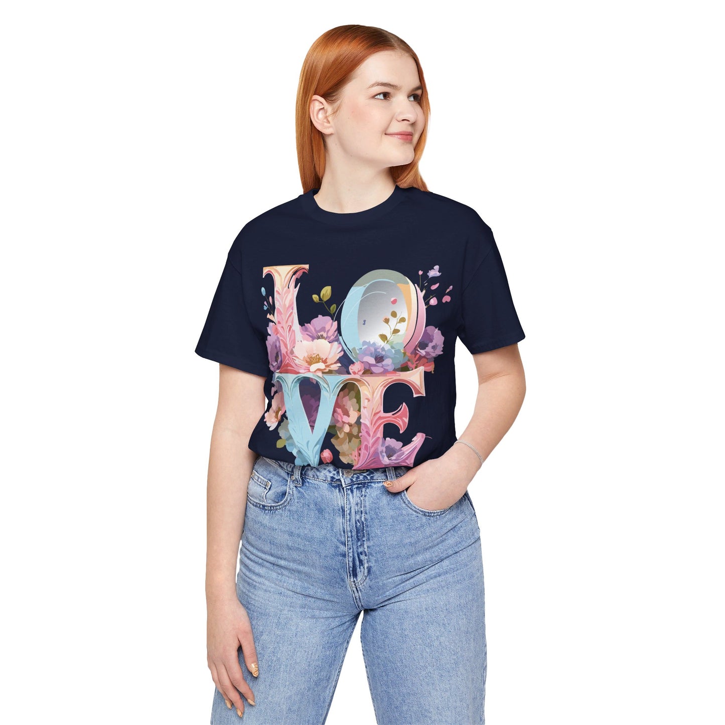 T-Shirt aus natürlicher Baumwolle – Love Story Collection