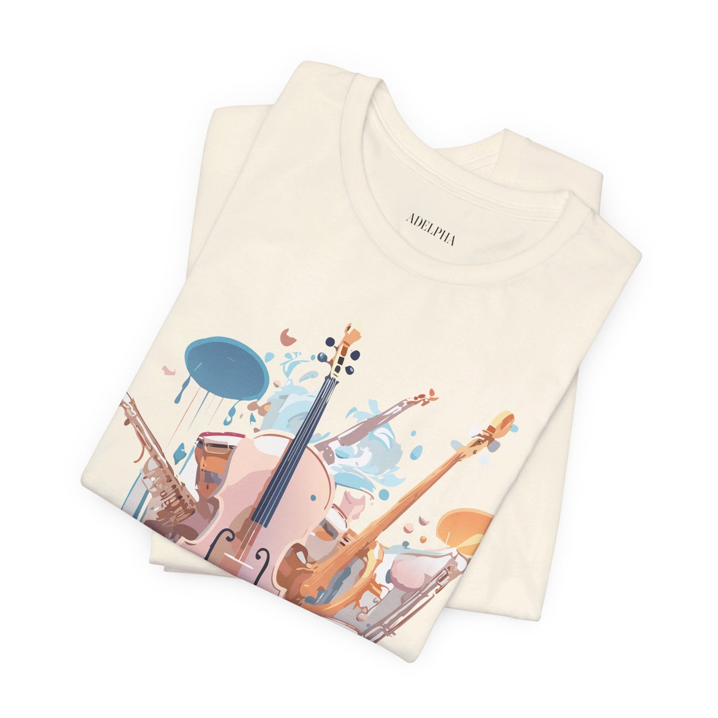 Natural Cotton Tee Shirt - Music collection