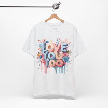 Natural Cotton Tee Shirt - Love story Collection Printify