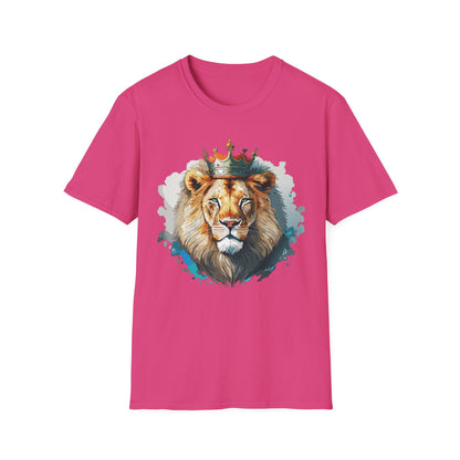 Lion Shirt Unisex Animal Tee Softstyle 64000 100 Percent Ring Spun Cotton
