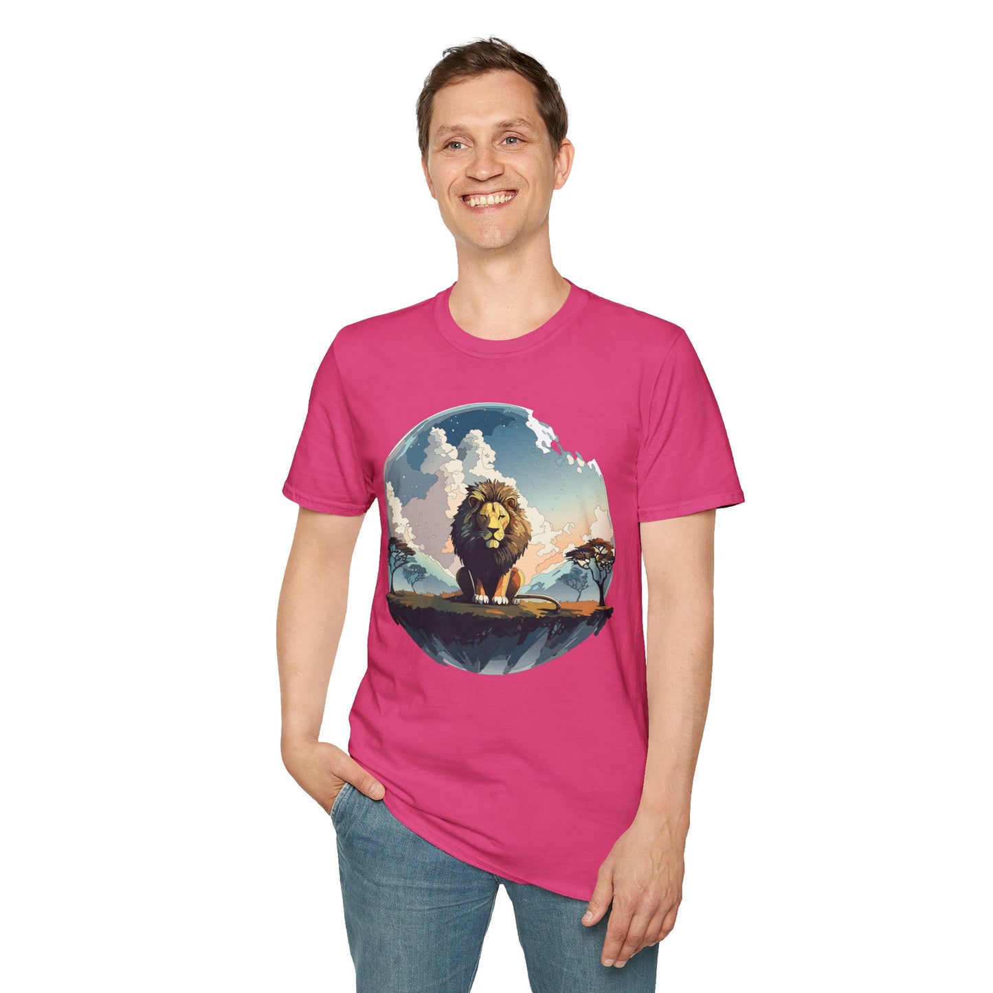 Lion Shirt, Shirt with Lion, Animal Tee, Shirt with Animals