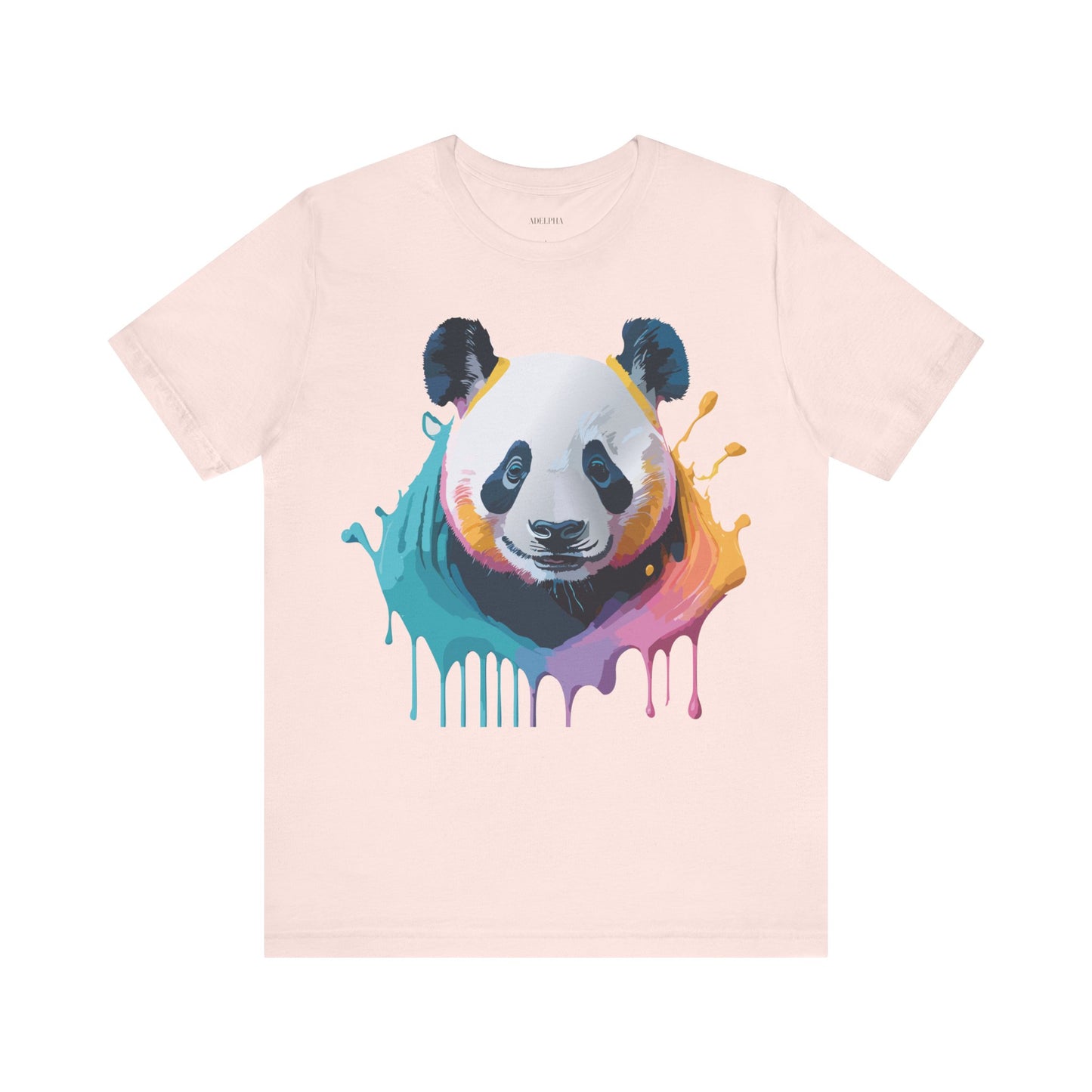 T-Shirt aus natürlicher Baumwolle mit Panda