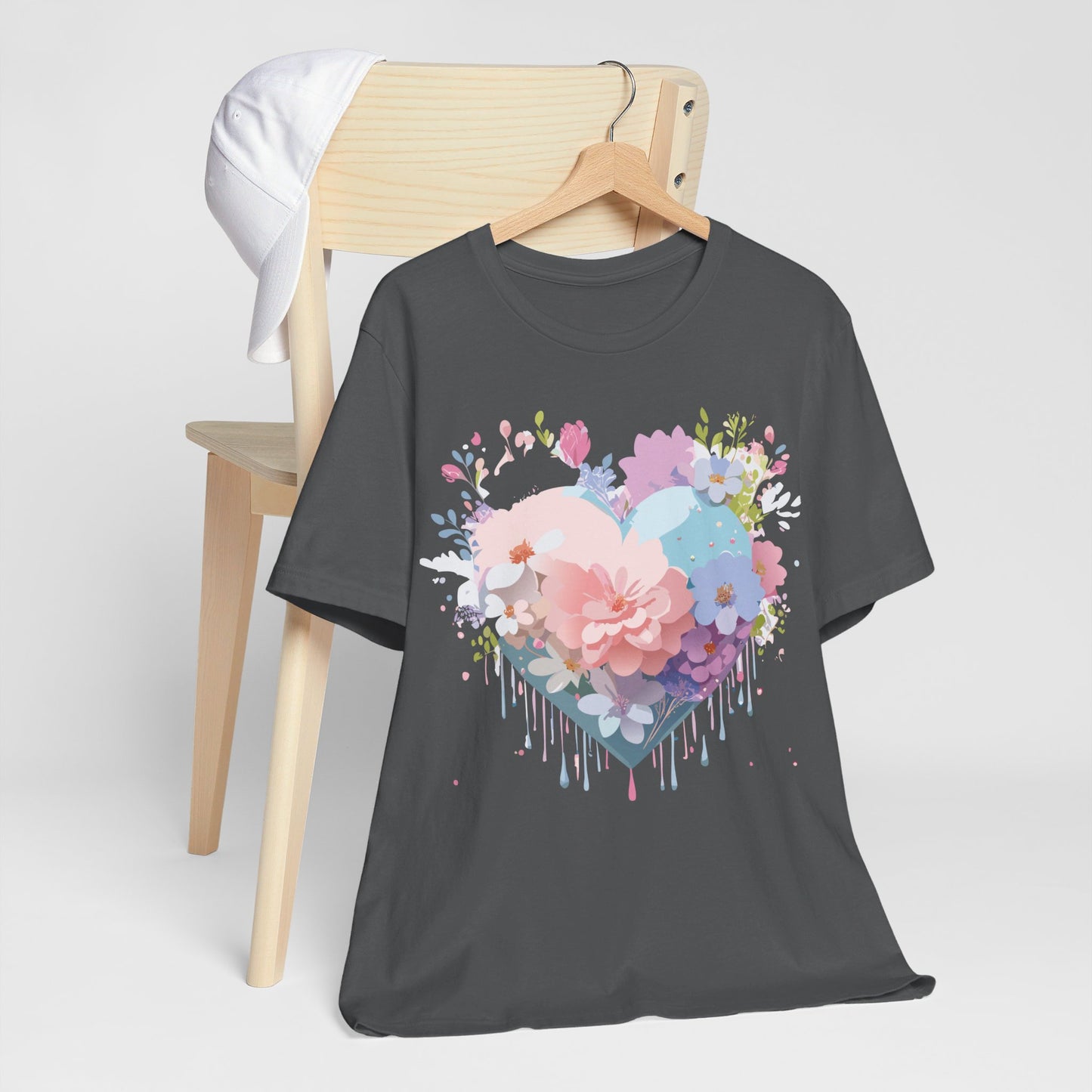 T-Shirt aus natürlicher Baumwolle – Love Story Collection