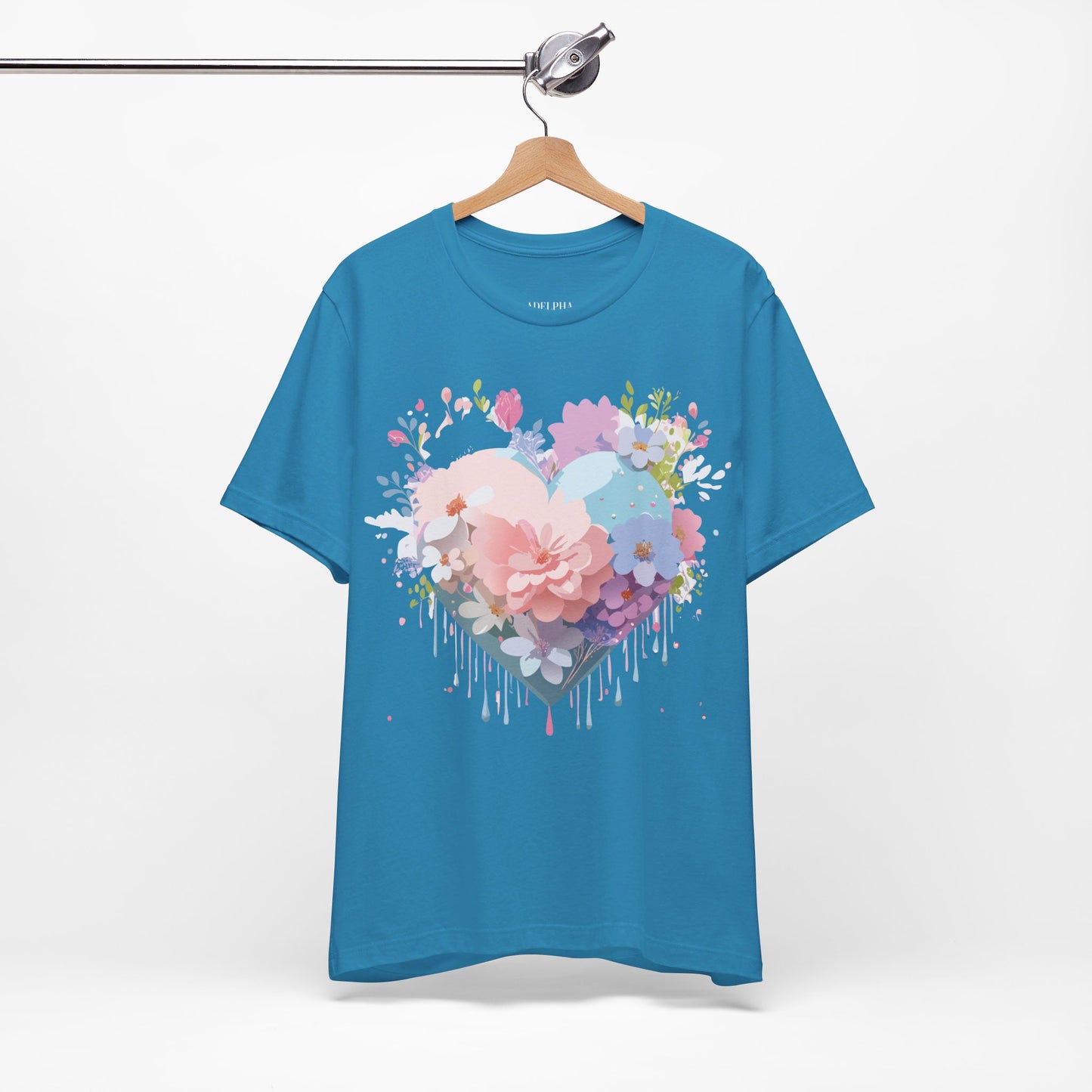 T-Shirt aus natürlicher Baumwolle – Love Story Collection