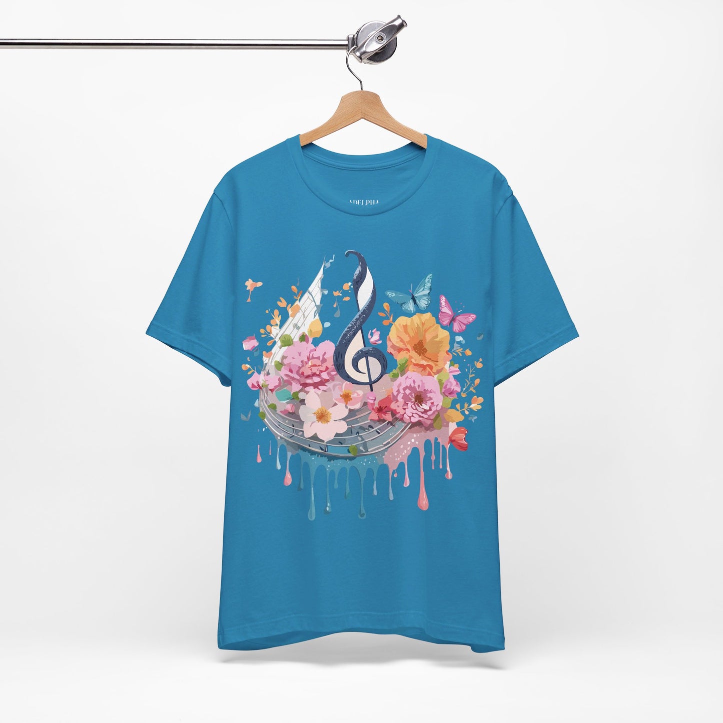 Natural Cotton Tee Shirt - Music Collection