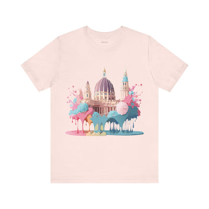 Natural Cotton Tee Shirt - Beautiful Places Collection - Vienna Printify