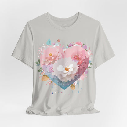 Natural Cotton Tee Shirt - Love story Collection Printify