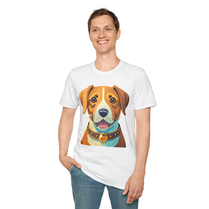 Dog Shirt Unisex Animal Tee Gildan Softstyle 64000 Cotton Tee