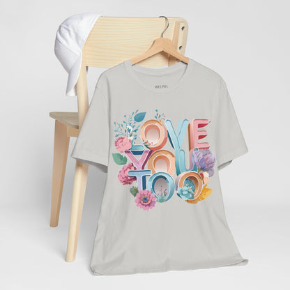 Natural Cotton Tee Shirt - Love story Collection Printify