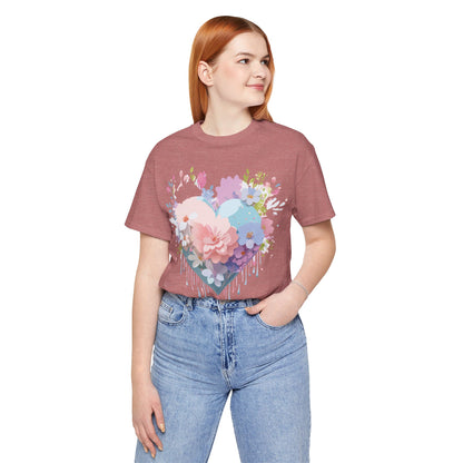 Natural Cotton Tee Shirt - Love story Collection Printify