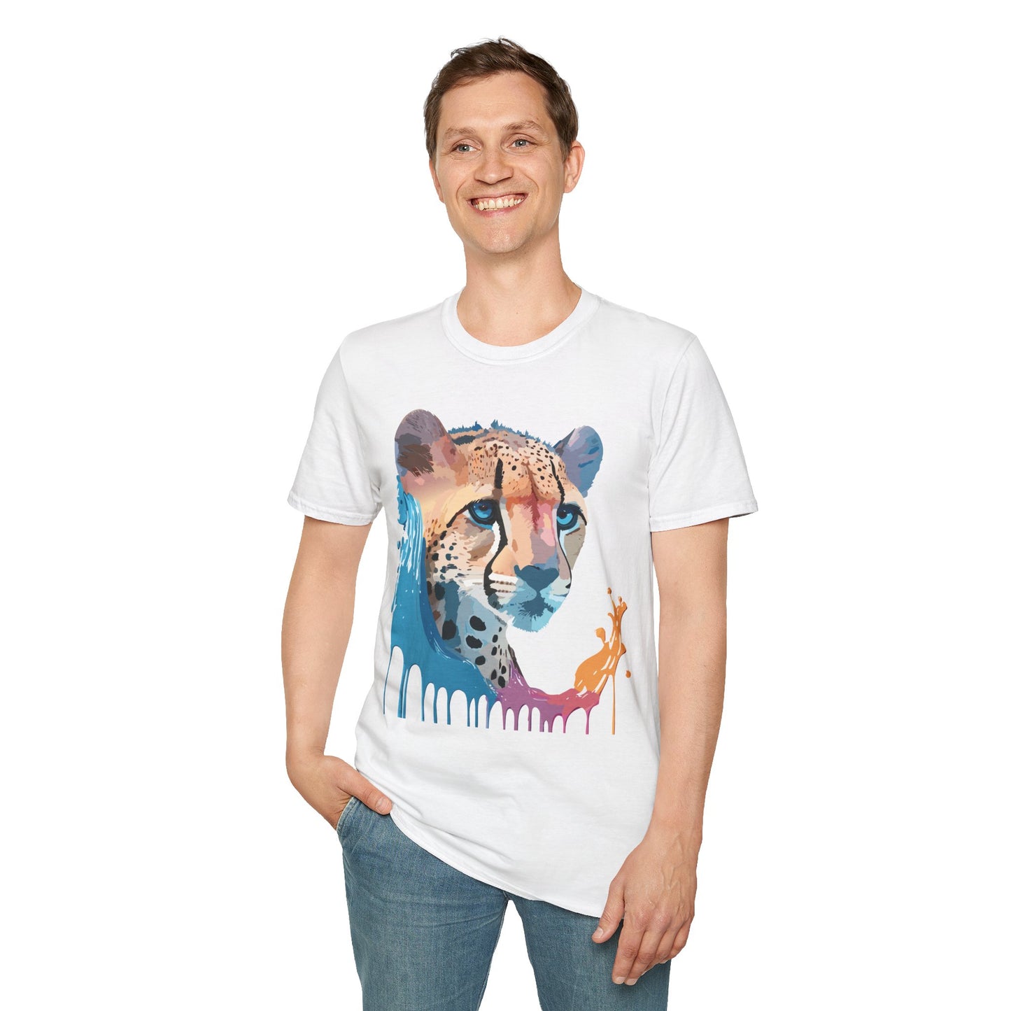 Cheetah Shirt, Shirt with Cheetah, Cheetah Tee, Shirt with Animals